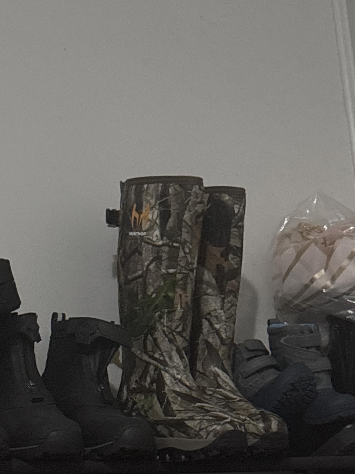Hunting Boots for Men, Waterproof Insulated 6mm Neoprene Rubber Boots for Hunting and Outdoor Activities (Camo) customer photo 2