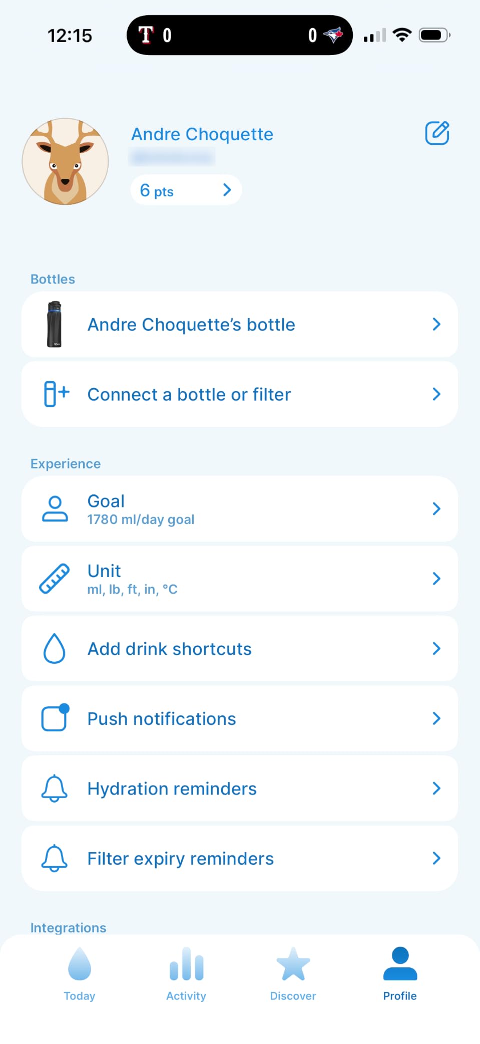 WaterH BOOST Smart Water Bottle with Reminder & Tracker, Double Wall Vacuum Insulated Stainless Steel, 32oz BPA-Free customer photo 2