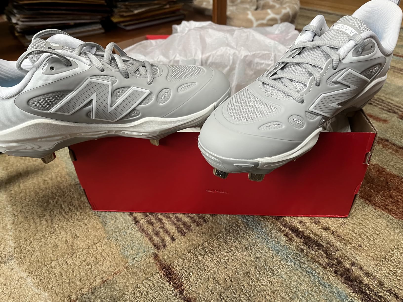 New Balance Women's Fresh Foam X Velo V4 Metal Softball Cleats customer photo 2