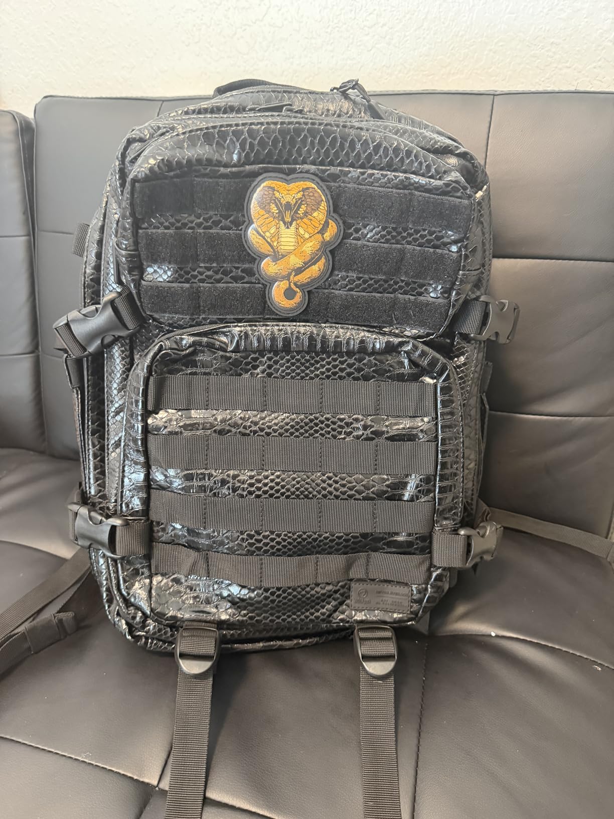 WOLFpak 35L Athletic Gym Backpack - Durable 1000D Waterproof Oxford Material with MOLLE Webbing, Laptop Pocket & Dual Cup Holders customer photo 2