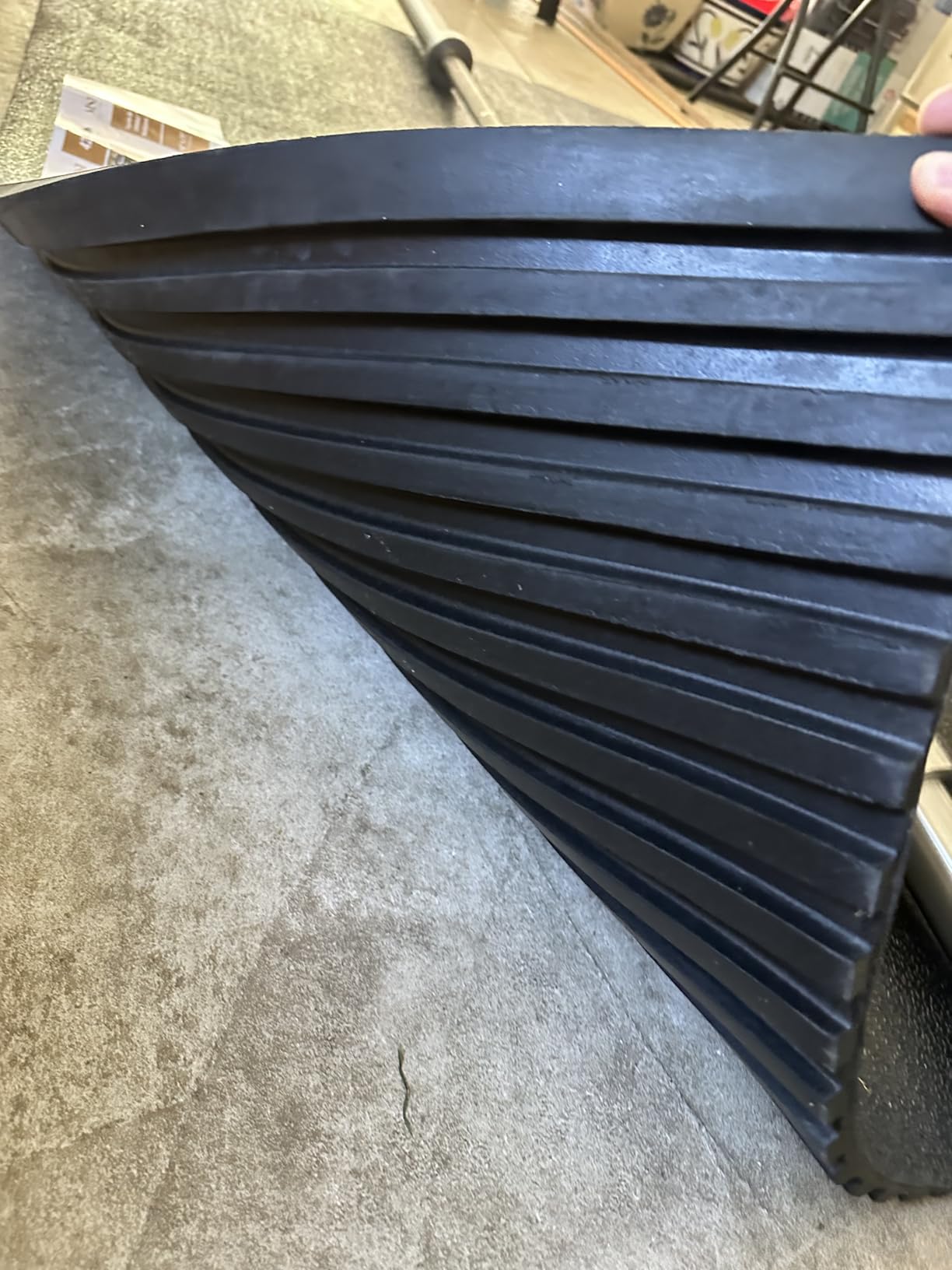 Heavy Duty Horse Stall Mats - Stable Mats, Durable 3/4 in. Thick Rubber Flooring - Solid Black - 3.5' x 6' Mat for Stables and More customer photo 2