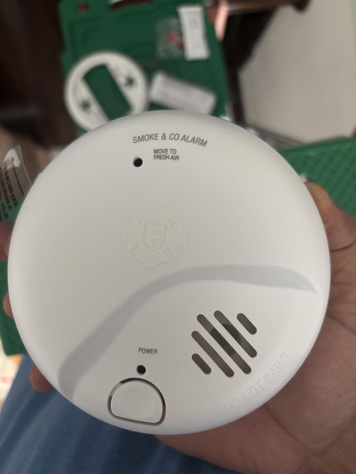 First Alert Combination Smoke & Carbon Monoxide Alarm, Battery Operated Detector with Test & Silence Button, SMICO100, 1-Pack customer photo 2