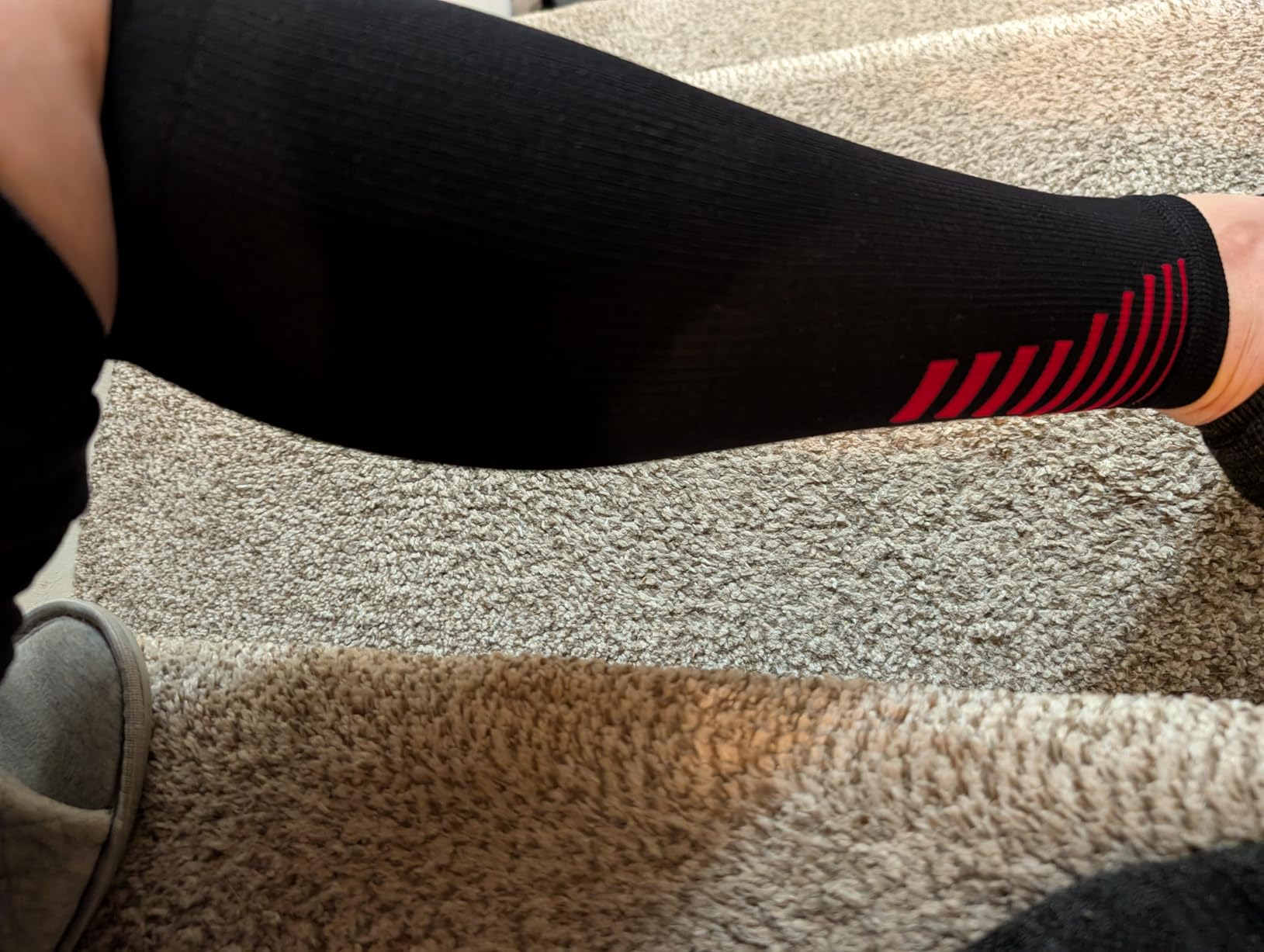 Fittest Pro Calf Compression Sleeves and Leg Wraps for Shin Splint Support, Pain Relief for Running, Basketball, Cycling customer photo 2