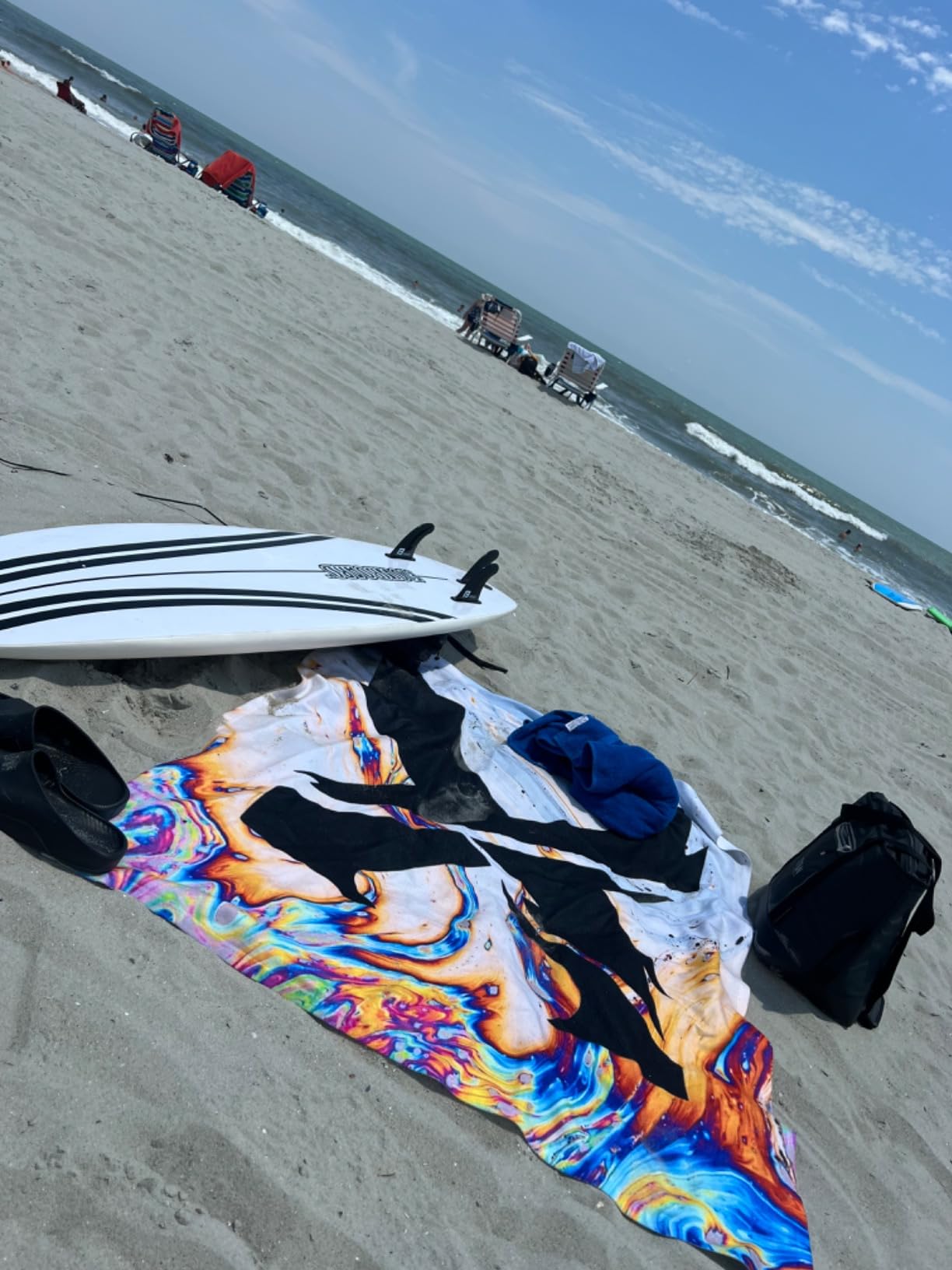FLOWBOARD Surfboard Softboard Foam - Include (3) Fins 6' Foot Leash and (2) Wood Stringers Inside Board customer photo 1