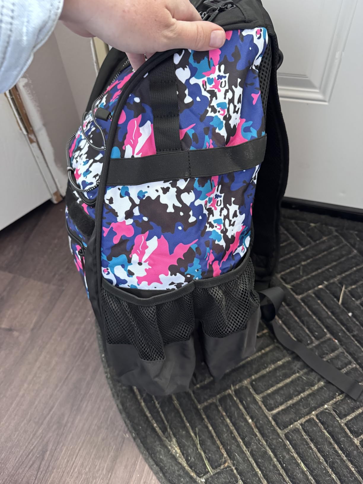 KAVIGOR Youth Baseball Bag, Softball Bag for Girls & Boys, Kids Tball Backpack with Shoes Compartment customer photo 2