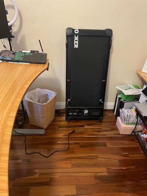 PACEROCKER Walking Pad Treadmill with 12% 9-Level Auto Incline, 450 lbs Capacity Bluetooth Speaker Under Desk Treadmills for Home Hiking customer photo 1