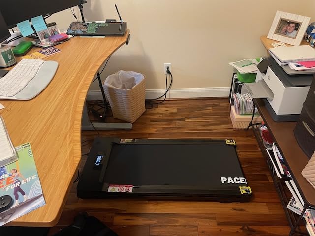 PACEROCKER Walking Pad Treadmill with 12% 9-Level Auto Incline, 450 lbs Capacity Bluetooth Speaker Under Desk Treadmills for Home Hiking customer photo 2