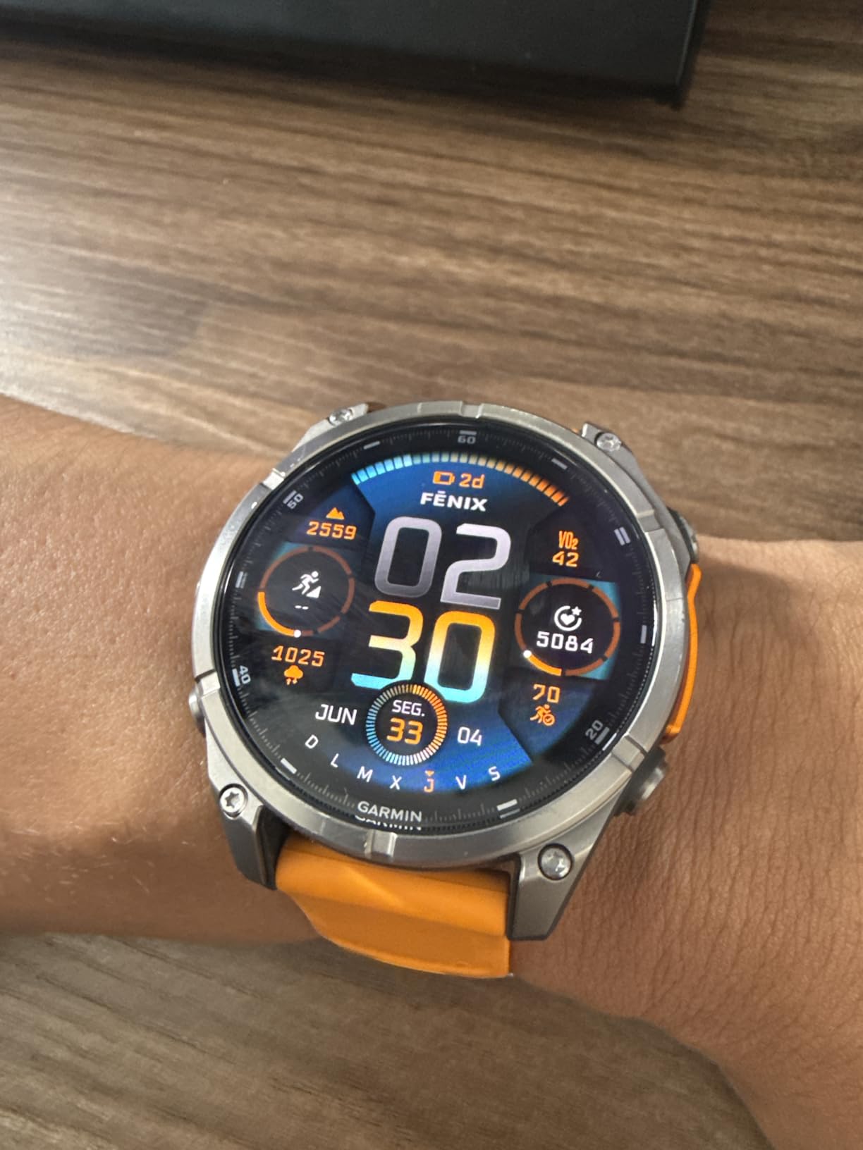 Garmin fēnix 8 - 47 mm, AMOLED, Sapphire, Premium Multisport GPS Smartwatch, Long-Lasting Battery Life, Dive-Rated, Built-in LED Flashlight customer photo 1