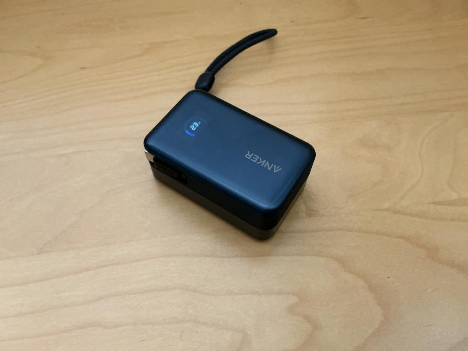 Anker Nano Power Bank, 45W 10,000mAh Portable Charger, iPhone Battery Pack, Built-In Retractable USB-C Cable, Compact Travel Design customer photo 1