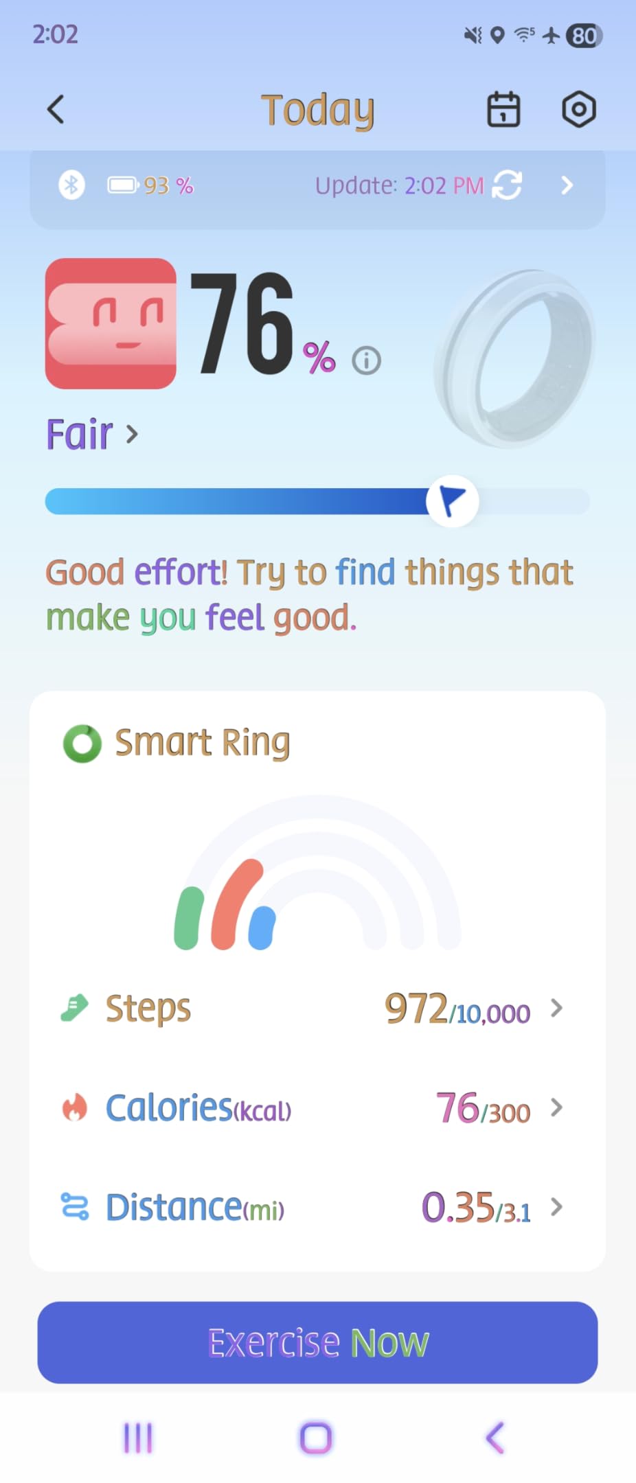 Lynx Smart Ring - All Day Sleep & Activity Tracking, Includes Charging Case, 7-Day Battery Life, Subscription-Free App for iOS & Android, Size Before You Buy (Silver, Size 10) customer photo 1