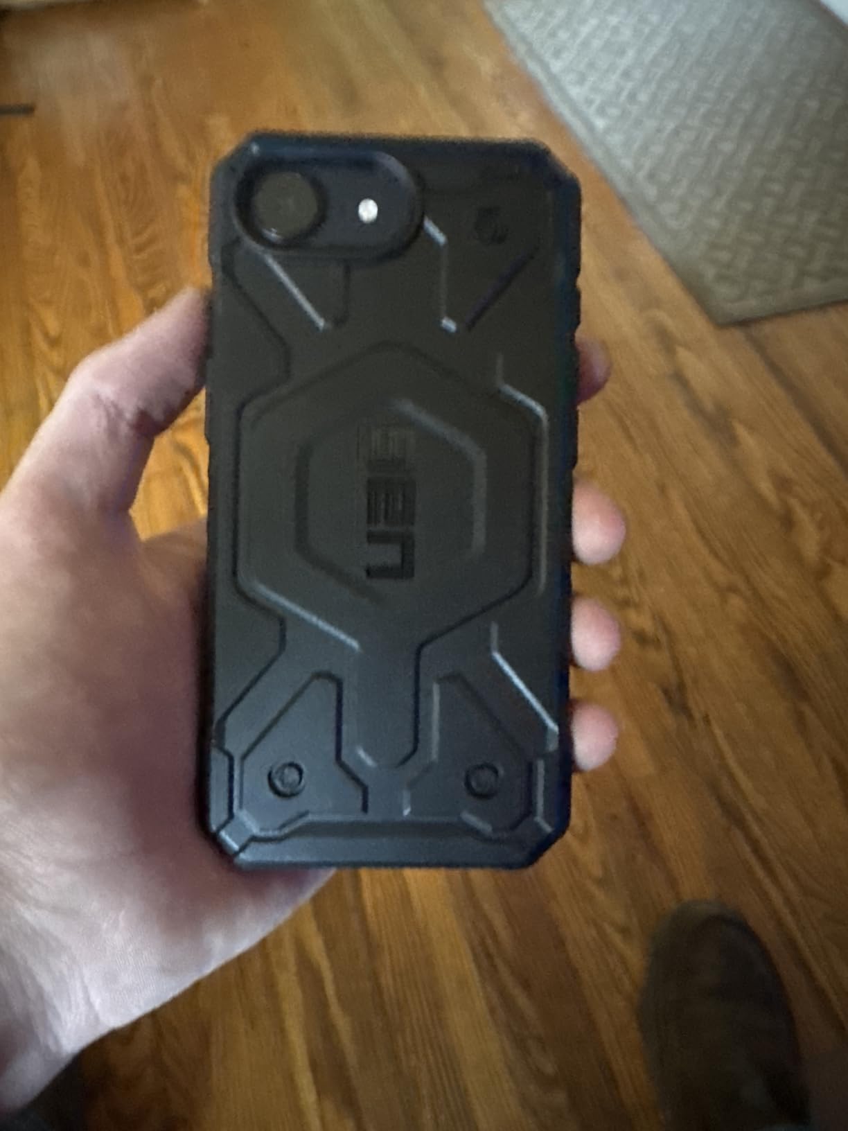 URBAN ARMOR GEAR UAG Designed for iPhone 17e / iPhone 16e Case Pathfinder - Compatible with MagSafe Rugged Military Grade Drop Proof Protective Cover, Black customer photo 1