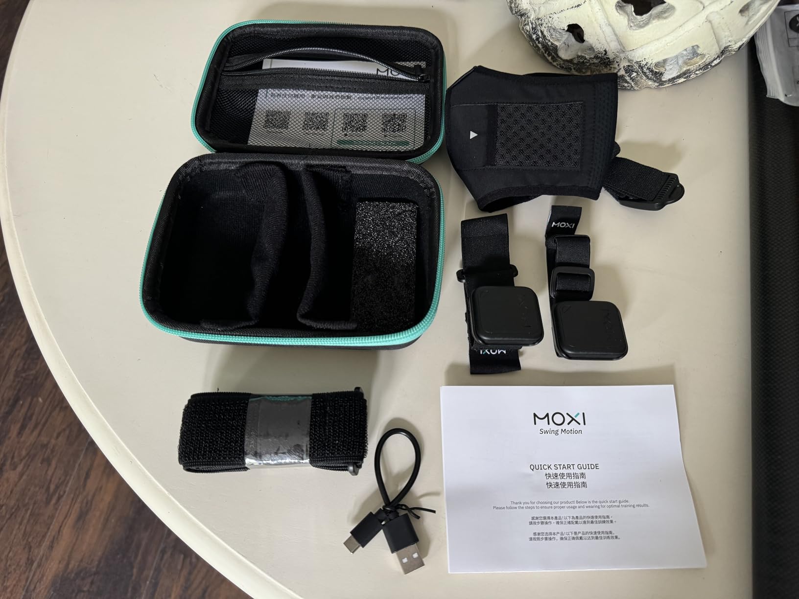 MOXI SwingMotion Golf Swing Trainer & Analyzer - Dual Wearable IMU Sensors for 3D Golf Swing Analysis customer photo 2