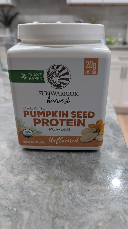 Organic Pumpkin Seed Protein Cold Pressed Single-Ingredient Superfood Plant-Based, 20g Protein, 15 Servings customer photo 1