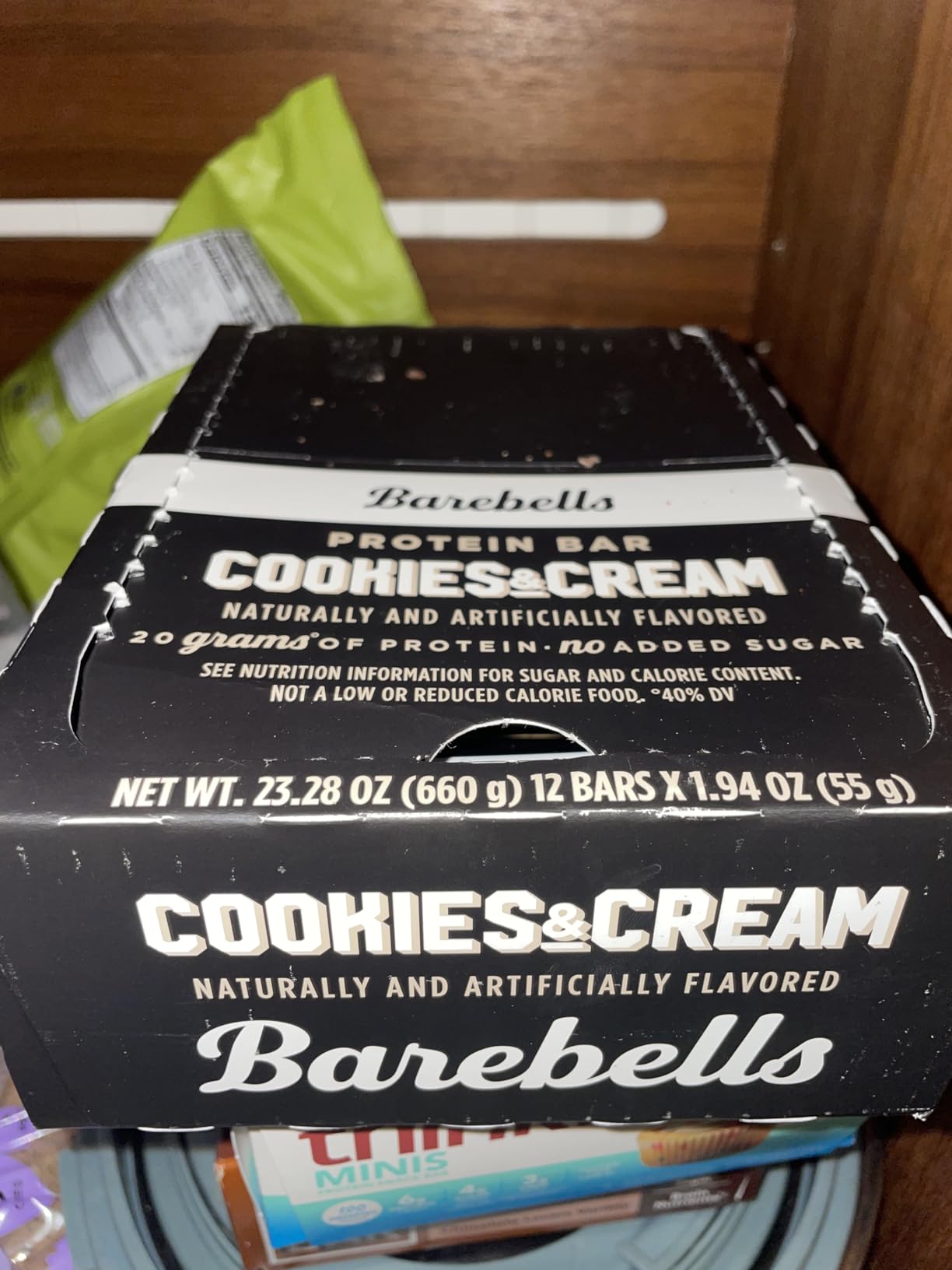 Barebells Protein Bars - Protein Snacks with High Protein - Chocolate Protein Bars - Perfect on The Go Protein Snack & Breakfast Bars (12 Count (Pack of 2), Cookies and Cream) customer photo 2
