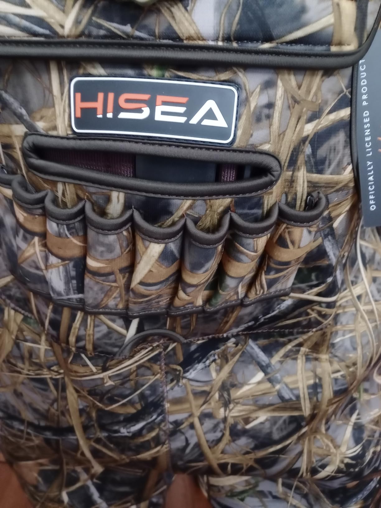 HISEA Hunting Waders with 1400G Insulated Boots, 5.5mm Neoprene Chest Wader for Men, Waterproof Camo Bootfoot Fishing Waders customer photo 2