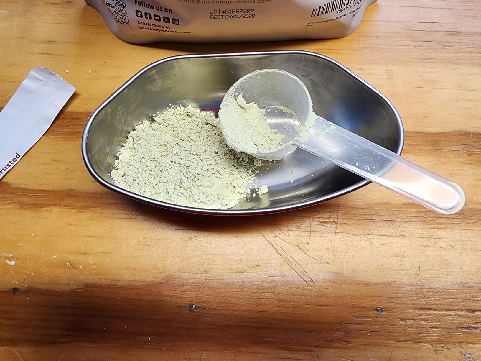 Micro Ingredients Organic Pumpkin Seed Protein Powder, 2lb | Raw Plant-Based Protein | Single-Ingredient Powder | Smooth Texture & Versatile Use | Non-GMO, Soy Free customer photo 1