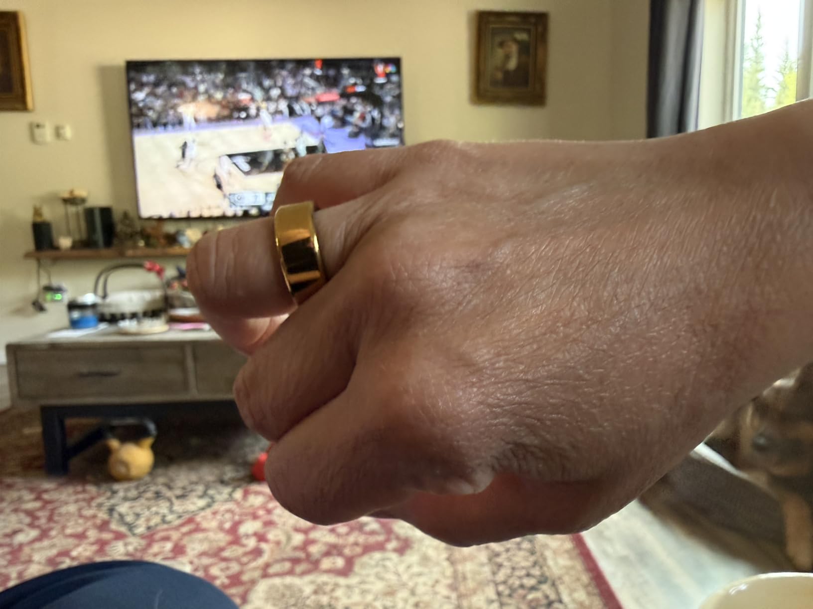 Smart Ring Health & Fitness Tracker for Men & Women, Heart Rate, SPO2, Sleep & Activity Monitoring, IP68 Waterproof, Long Battery Life, Family Care Mode, No Subscription Fee (Rose Gold, 9) customer photo 1