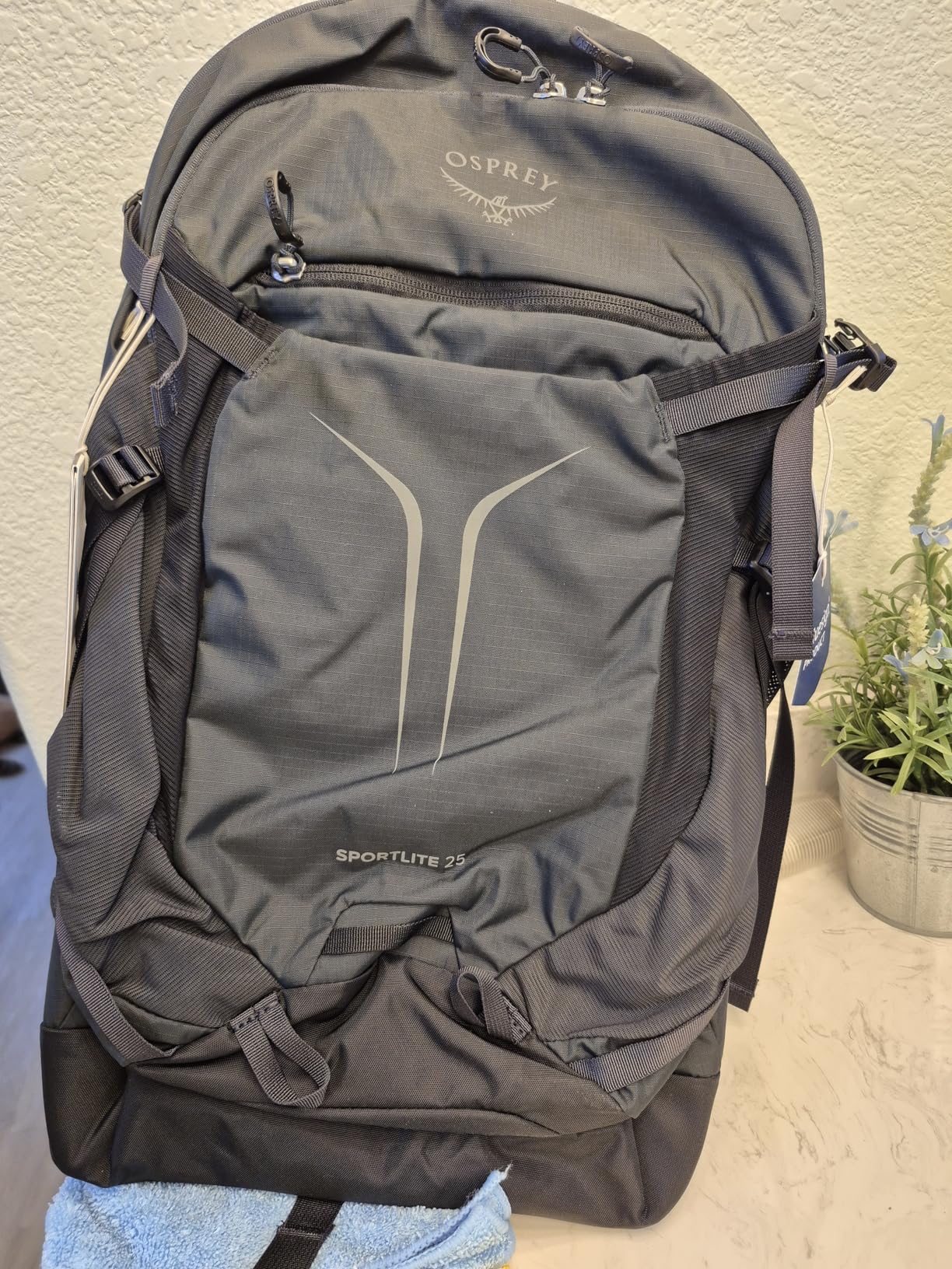 Osprey Sportlite 15L Lightweight Hiking Backpack for Men and Women - Everyday Hiking Bag - Travel Daypack, Olive Tan customer photo 1