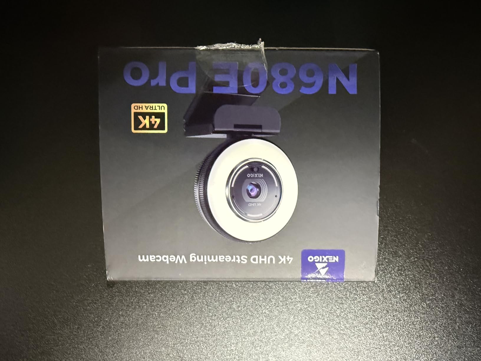NexiGo N680E Pro 4K Webcam with Ring Light, PDAF Autofocus, 1080p 60FPS, Dual Noise-Canceling Mics, Privacy Shutter, USB Plug-and-Play for Zoom, Teams, Twitch, Google Meet customer photo 2