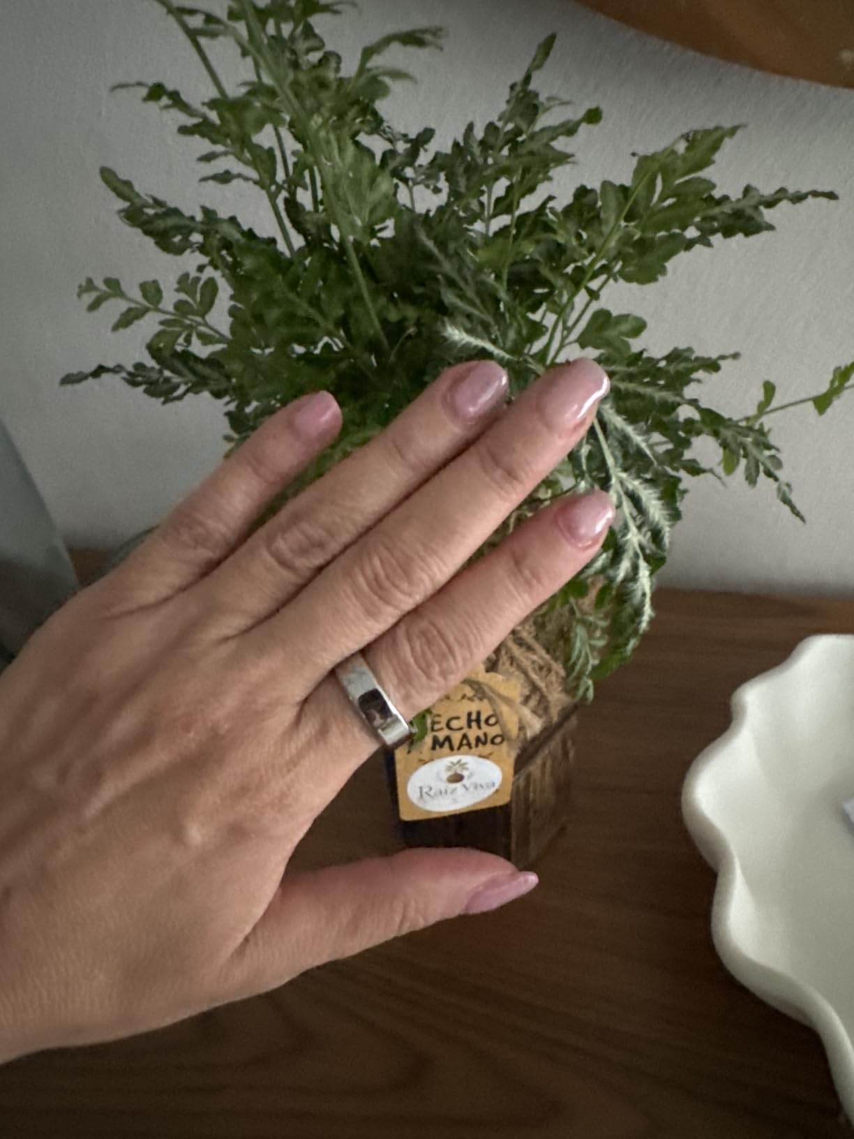 Oura Ring 5 - Silver - Size 9 - World's Smallest Smart Ring - Sleep, Activity, Women's Health, AI Advisor, 1 Week of Battery Life, Size Before You Buy, Android & iOS Compatible customer photo 2