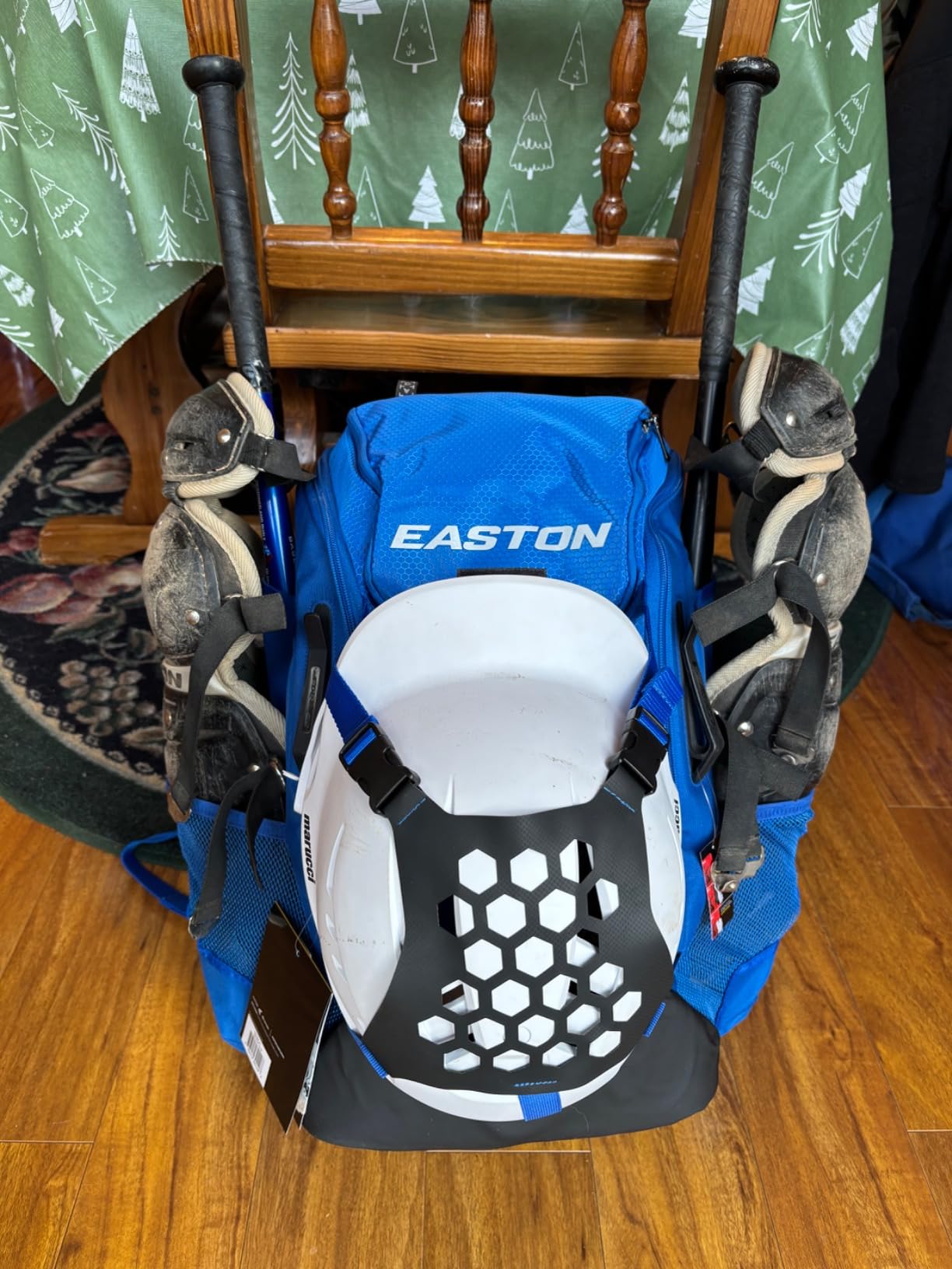 Easton | Walk-Off NX Backpack Equipment Bag | Baseball & Fastpitch Softball | Team Logo Panel | Multiple Colors customer photo 2