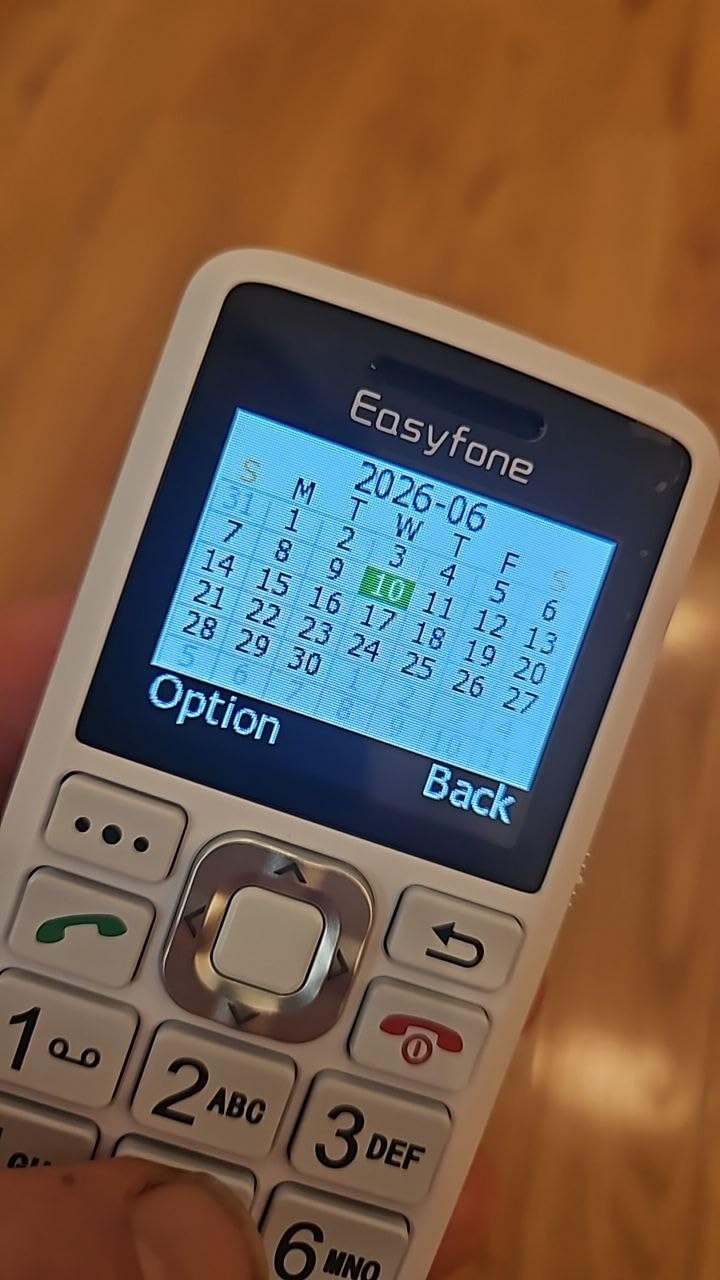 Easyfone T200 4G Unlocked Feature Cell Phone, Easy-to-Use Clear Sound Basic Dumb Mobile Phone with FM Radio, Flashlight, SOS Button, Bluetooth, Mini-Games, No Internet Access (White) customer photo 2