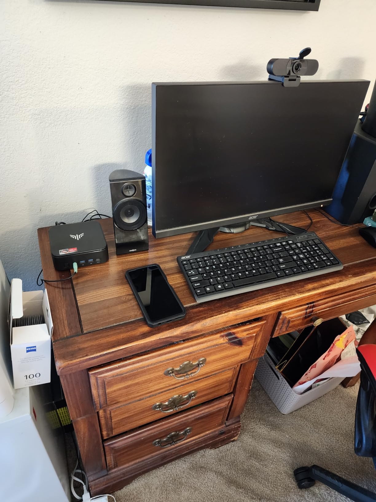 KAMRUI E3B Mini Gaming PC Windows 11 pro, AMD Ryzen 7 7730U, 16GB RAM 1TB M.2 SSD Desktop Computers, 4K Triple Display/Type-C/WiFi6/BT5.2 for Gaming | Business | Home | Office customer photo 1