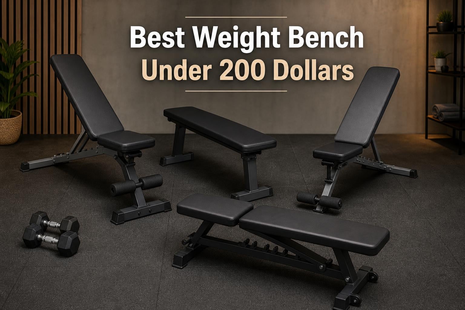 Best Weight Bench for Home Gym Under 200 Dollars