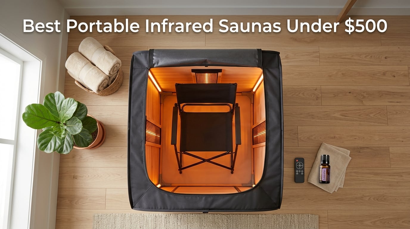 Best Portable Infrared Saunas for Home Under 500 Dollars