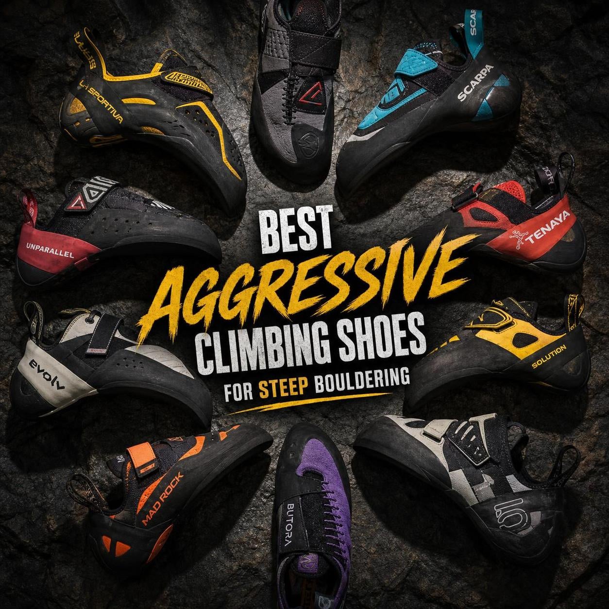 Best Aggressive Climbing Shoes for Steep Bouldering