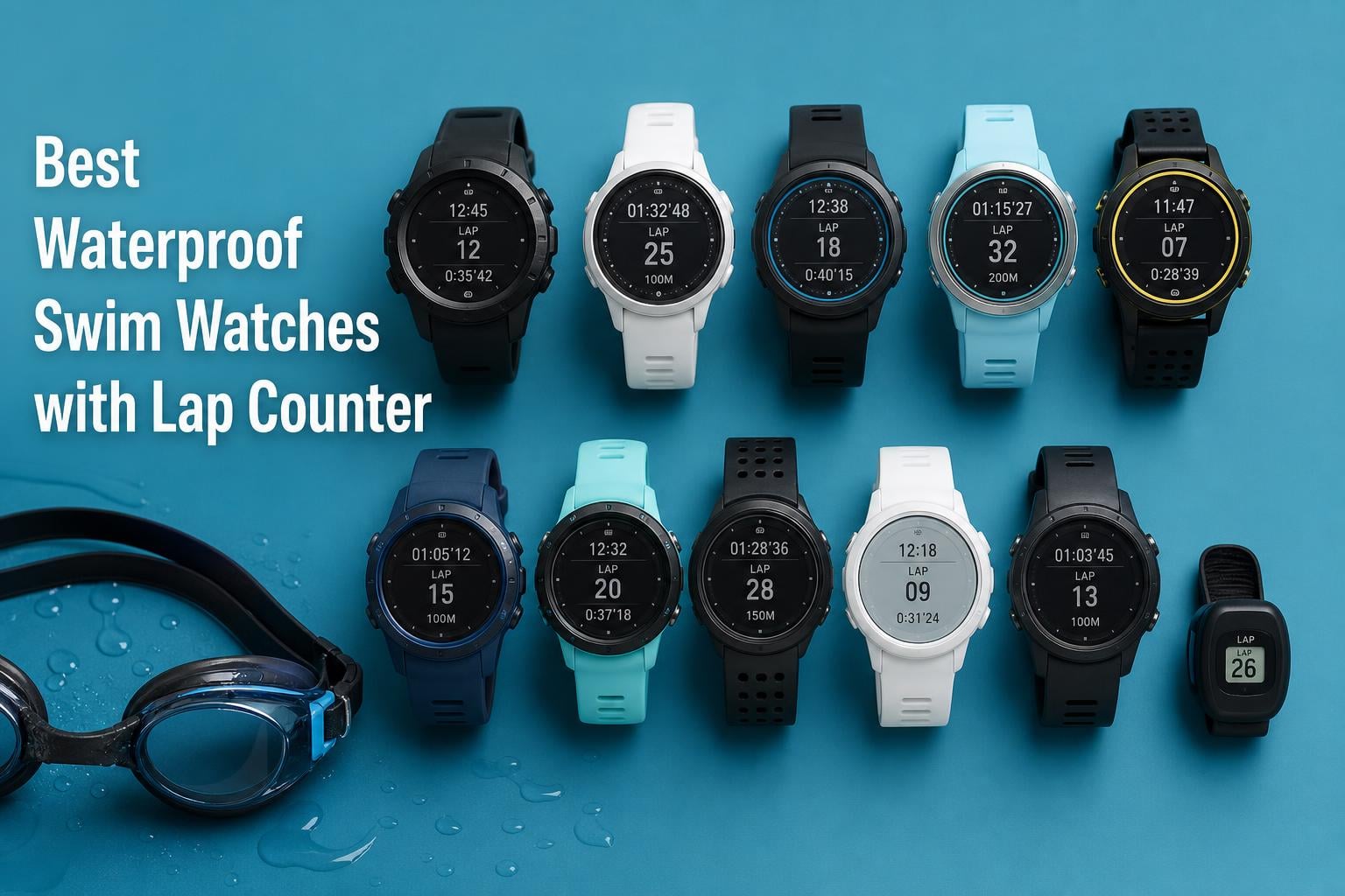 Best Waterproof Swim Watch with Lap Counter