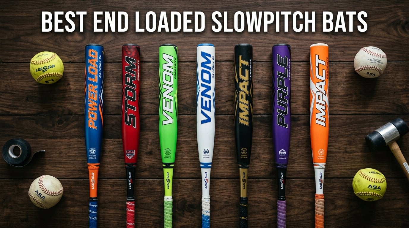 Best End Loaded Slowpitch Bats for Tournament Play