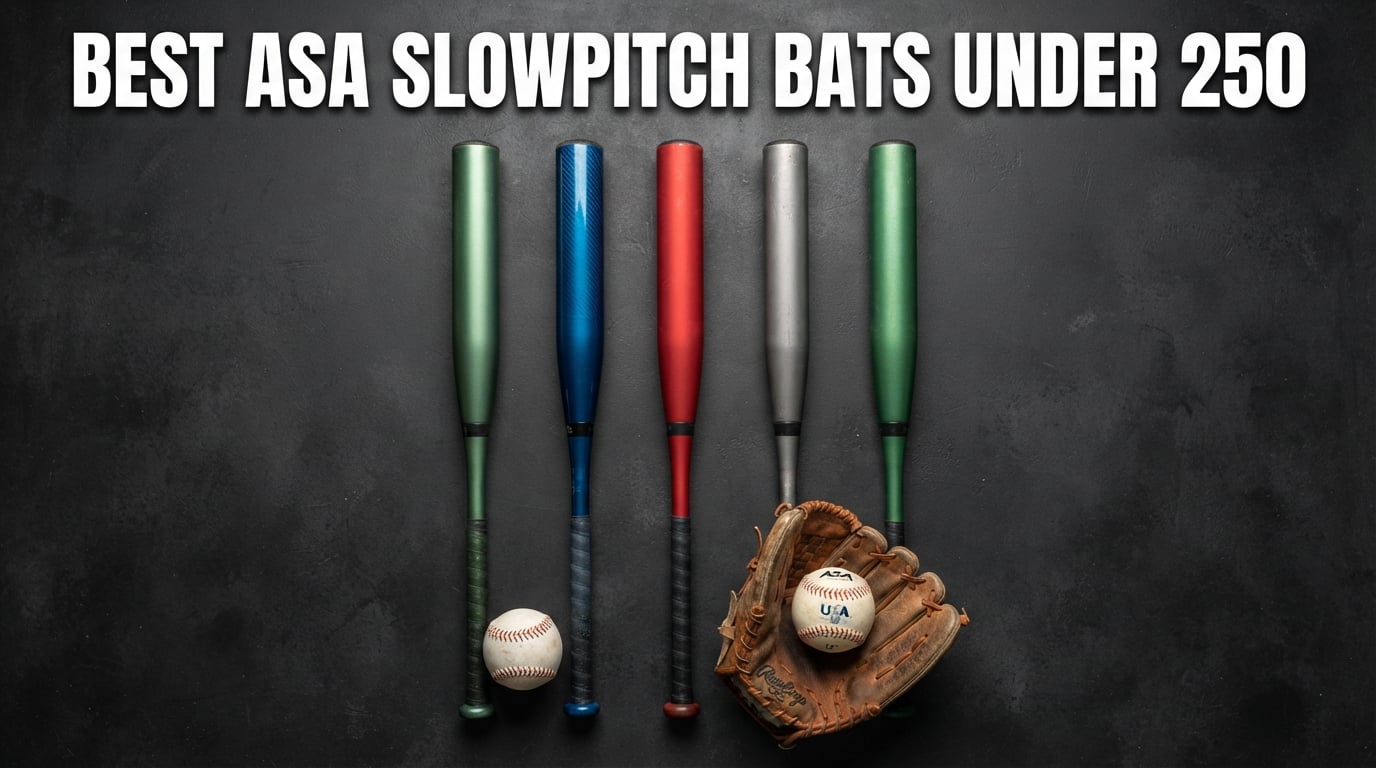 Best ASA Approved Slowpitch Bats Under 250 Dollars