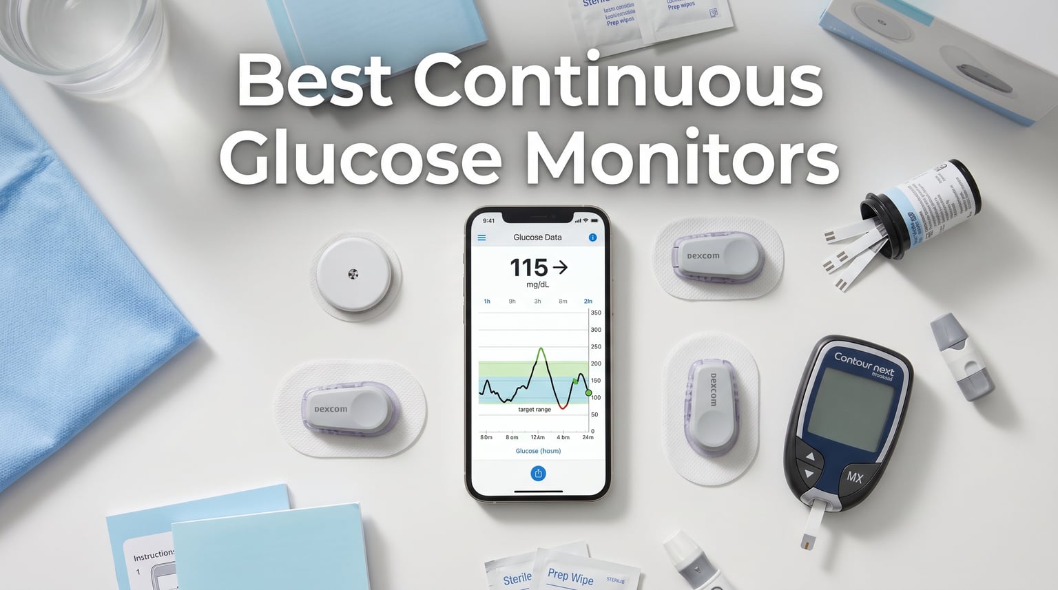 Best Continuous Glucose Monitors without Fingersticks