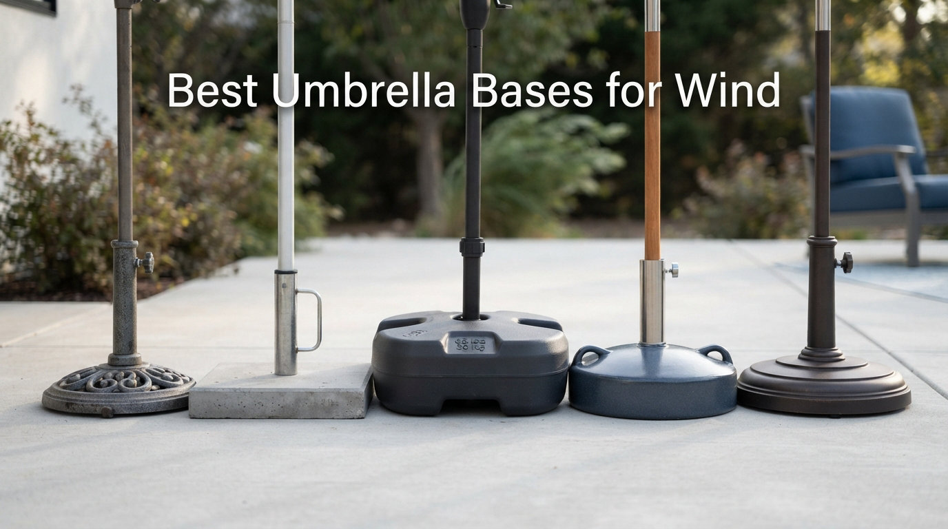 Best Umbrella Bases for Wind