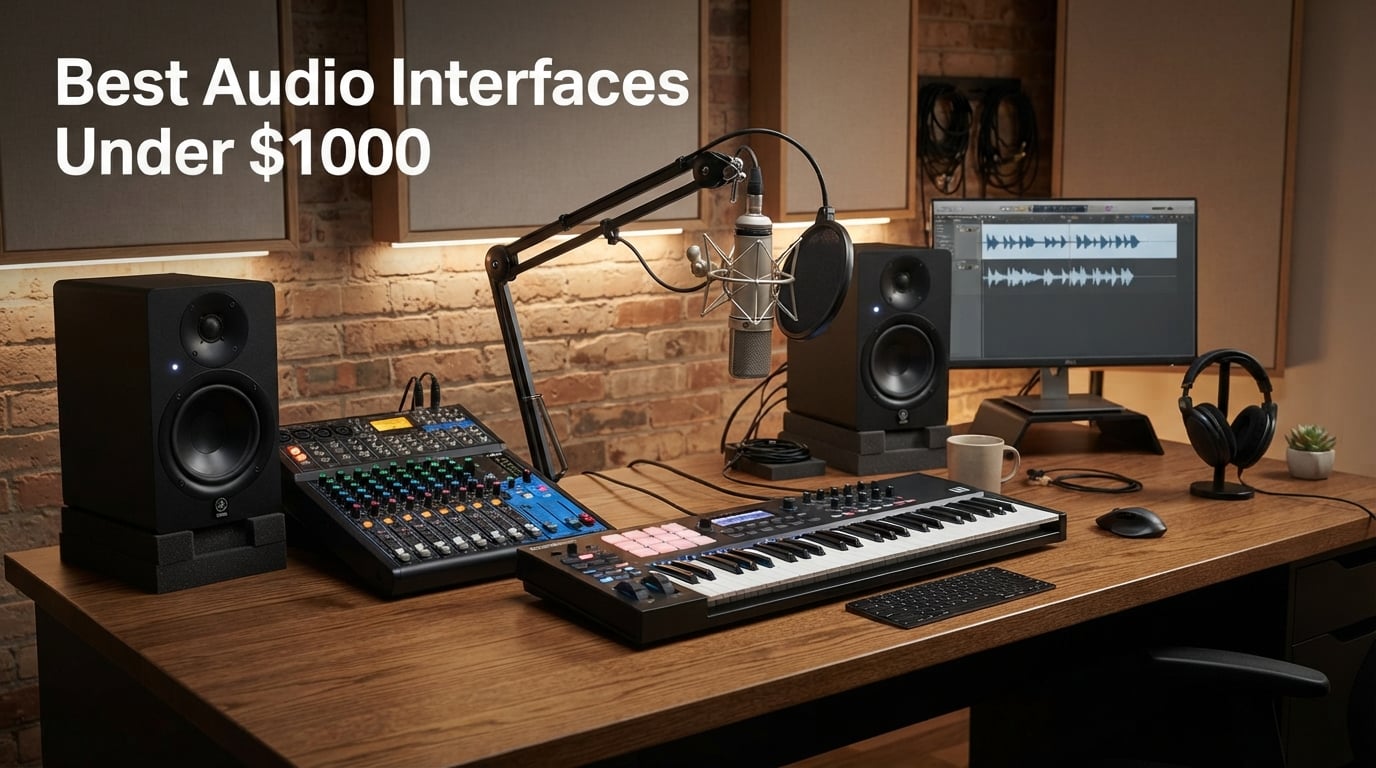 Best Audio Interfaces Under $1000