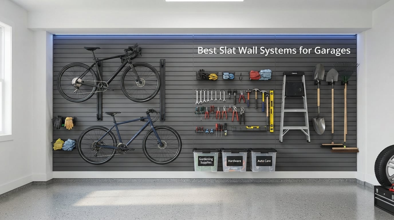 Best Slat Wall Systems for Garages