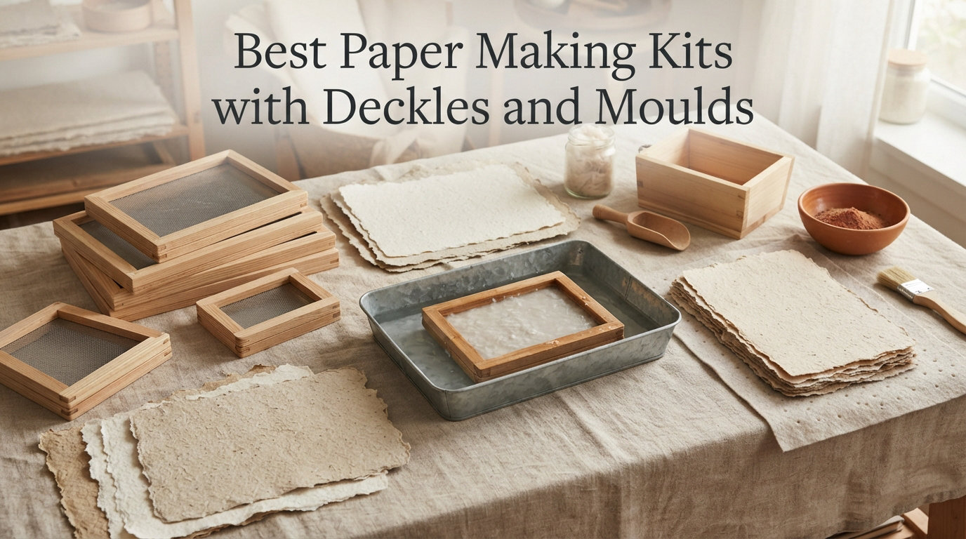 8 Best Paper Making Kits with Deckles and Moulds (August 2026)