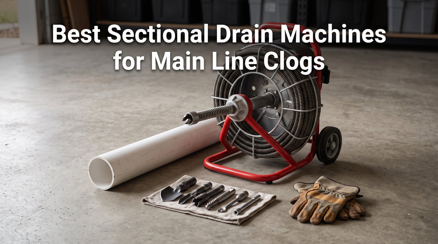 Best Sectional Drain Machines for Main Line Clogs