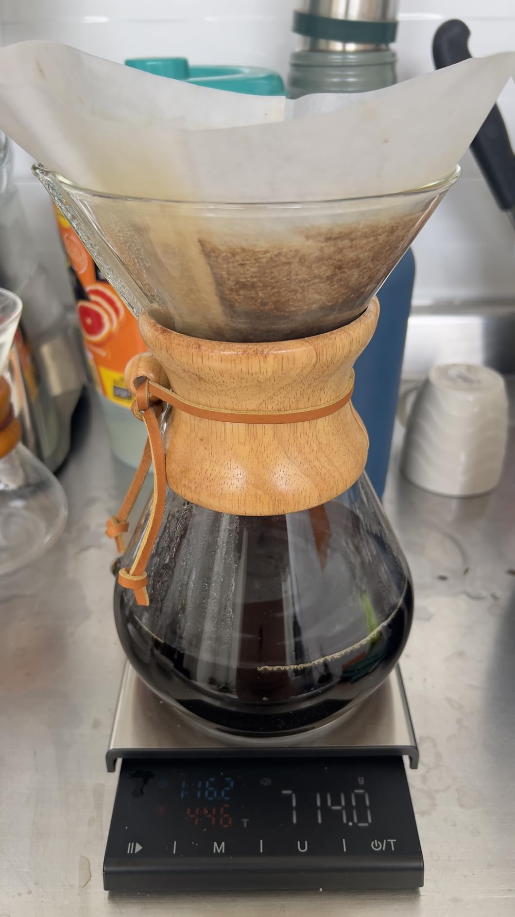 Chemex Pour-Over Glass Coffeemaker - Classic Series - 8-Cup - Exclusive Packaging customer photo 2
