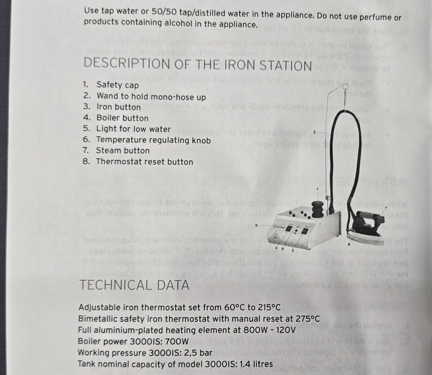 Reliable Steam Iron Station, Continuous Steam, 1.4L Stainless Steel Boiler | Dry Pressurized Steam, Leak free, 4 Safety Systems, 1.66M Steam Hose, 1800W, Iron Rest Included, Made In Italy customer photo 1