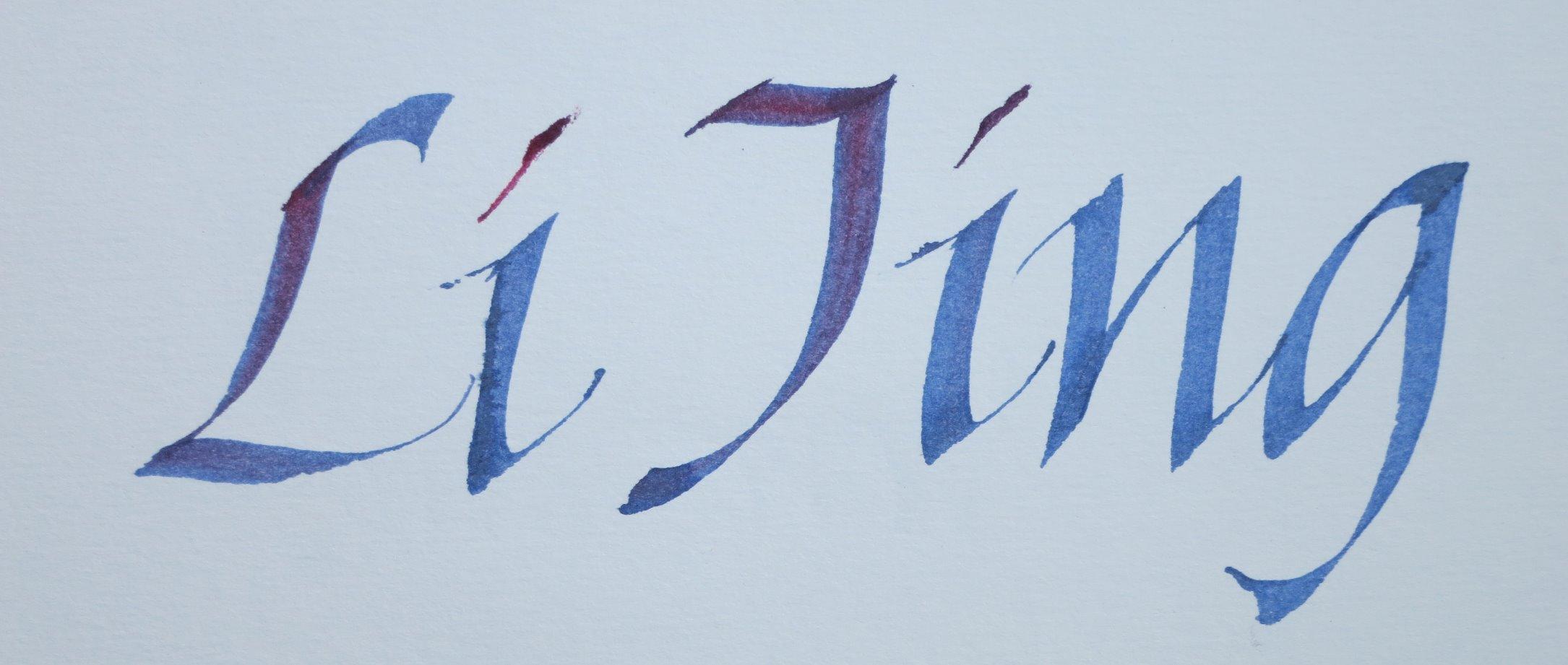 PILOT Parallel Calligraphy Pen Set, 3.8mm Nib with Black and Red Ink Cartridges (90052) customer photo 1