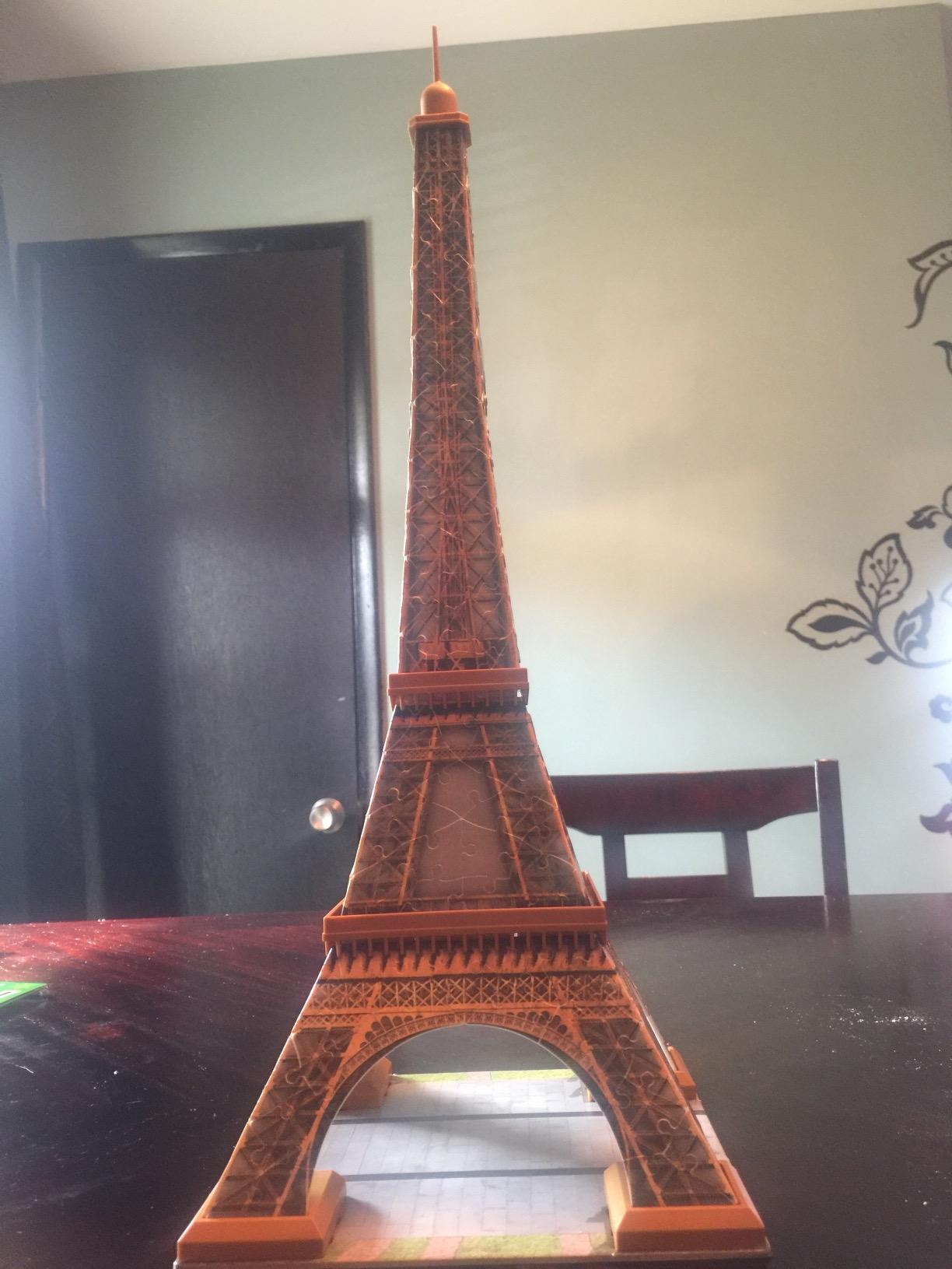 Ravensburger Eiffel Tower 216 Piece 3D Jigsaw Puzzle for Kids and Adults - 12556 - Easy Click Technology Means Pieces Fit Together Perfectly customer photo 2