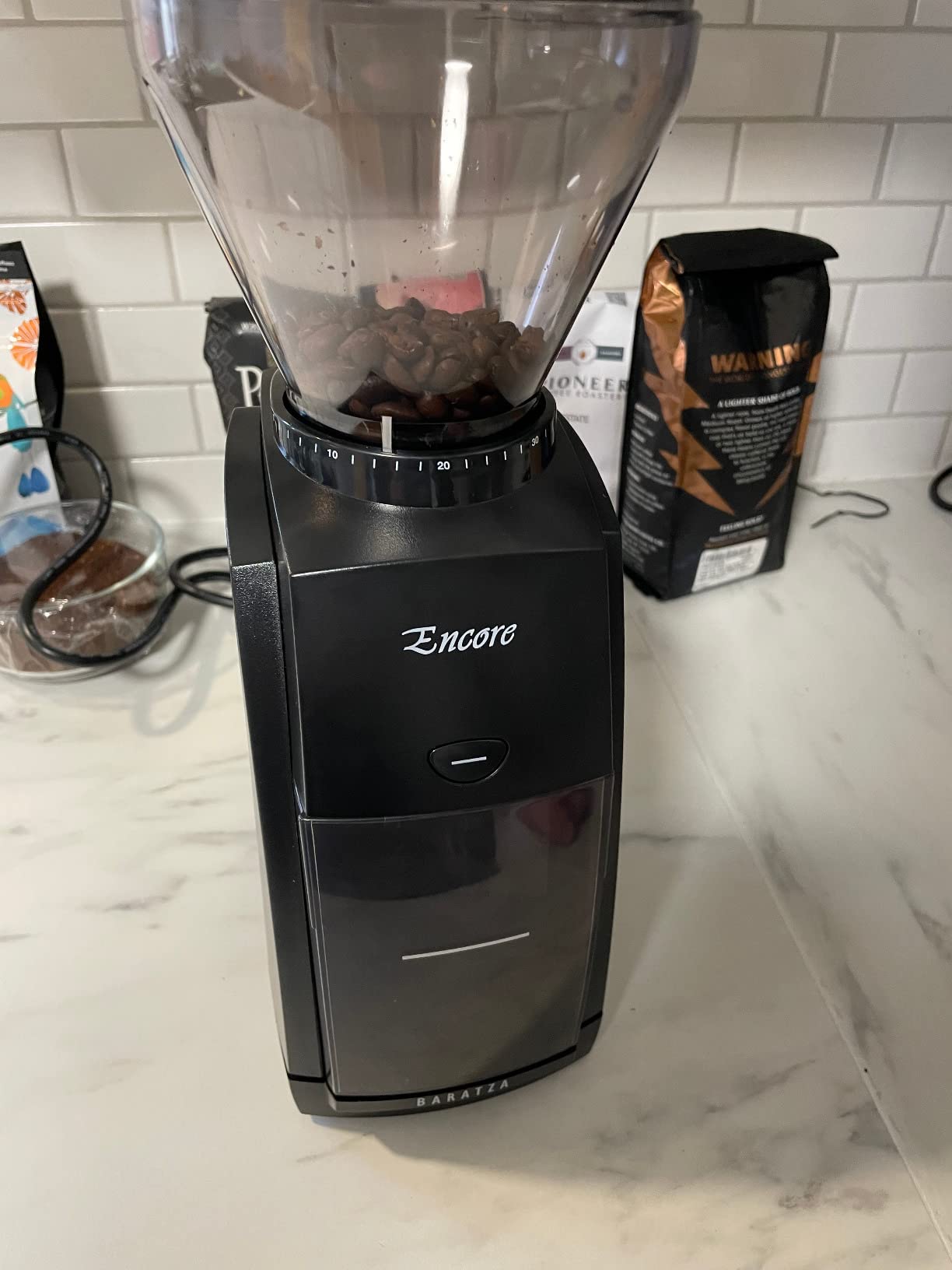 Baratza Encore Coffee Grinder ZCG485BLK, Black | Beginner-friendly grinder with powerful motor and 40mm conical steel burrs for consistent, brew-ready performance customer photo 1