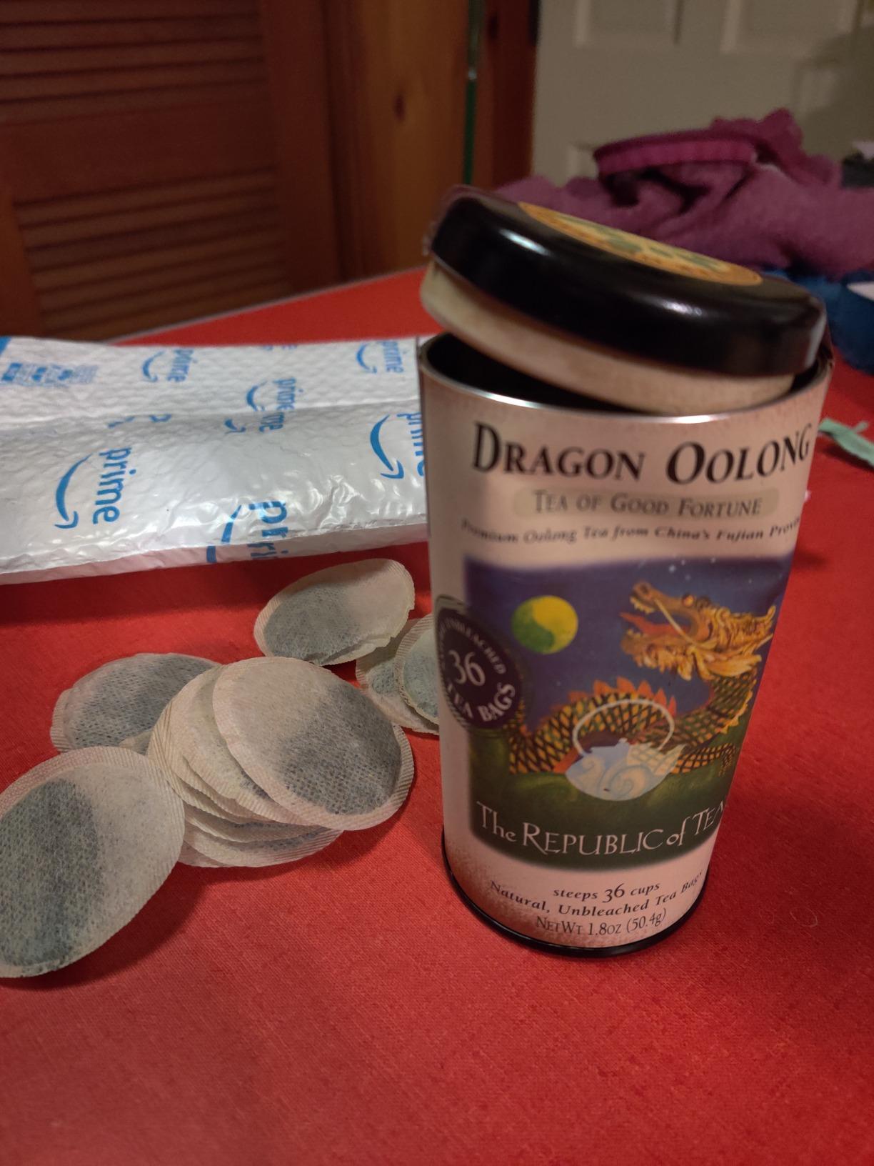 The Republic of Tea Dragon Oolong Tea, Naturally Caffeinated, 36 Count | Made for morning or afternoon sipping. Silky oolong with a smooth finish. Gluten Free and Kosher. customer photo 2