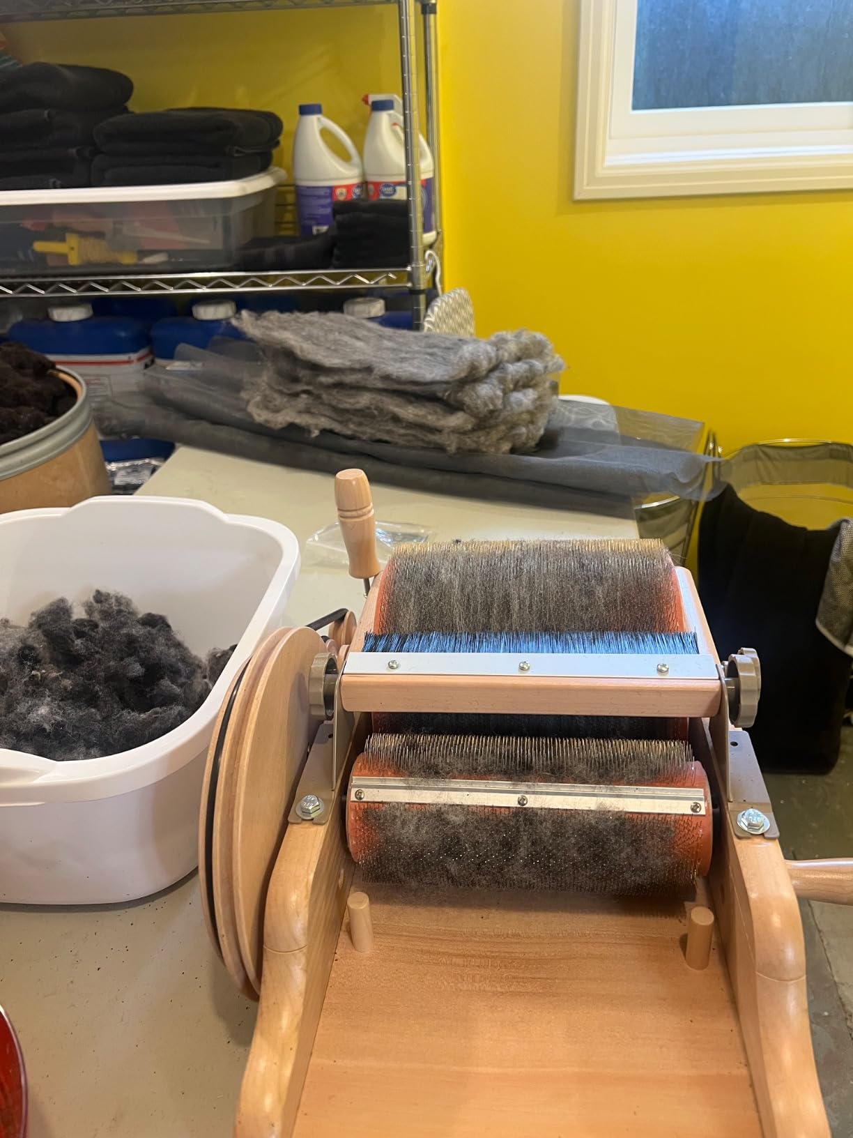 Drum Carder - Superfine by Ashford customer photo 1