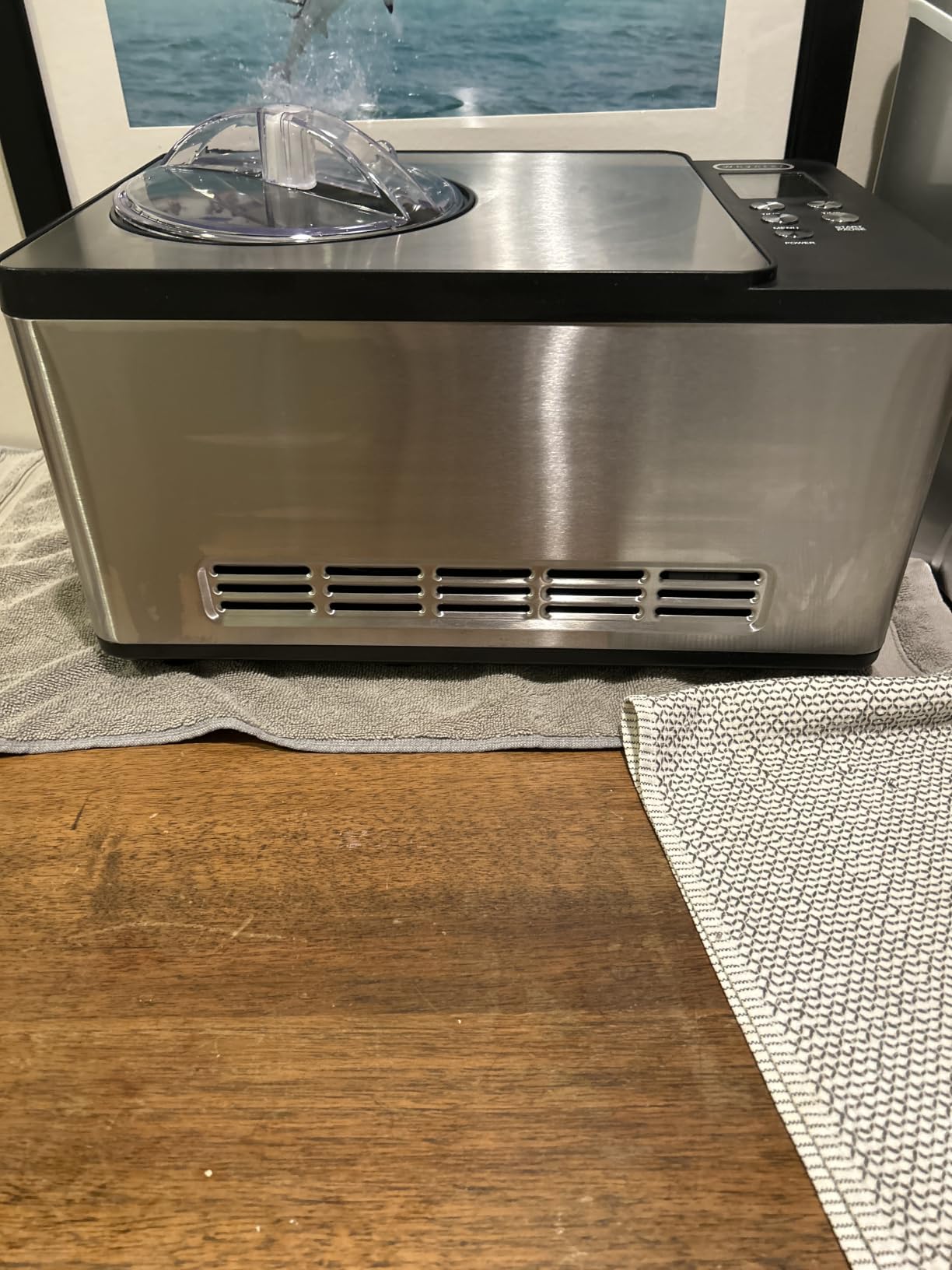 Whynter Ice Cream Maker 2.1 Qt Automatic, Built-In Compressor, ICM-200LS, No Pre-Freezing, LCD Display and Timer customer photo 2