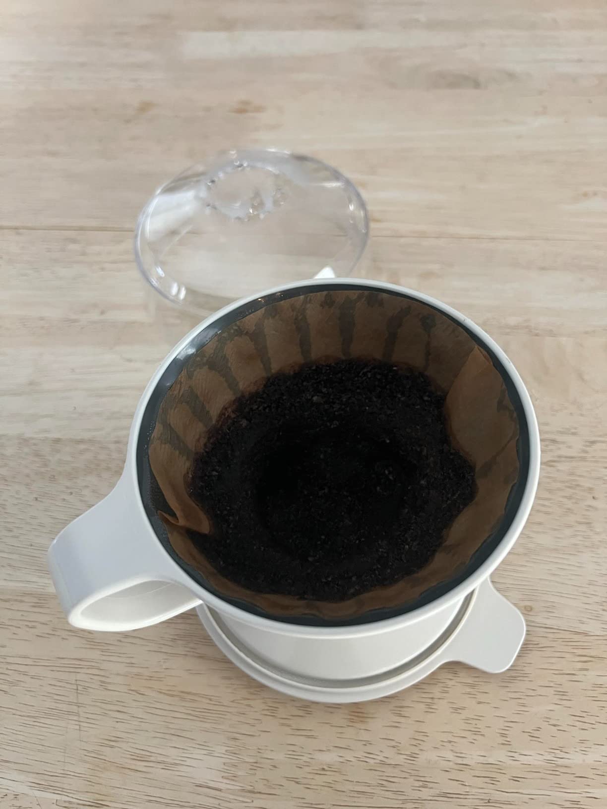 OXO Brew Single Serve Pour-Over Coffee Maker with Water Tank, 12 oz. | Rainmaker Shower Head Evenly Distributes Water, Ideal for Brewing One Perfect Cup, #2 Cone Filters, Dishwasher Safe customer photo 1