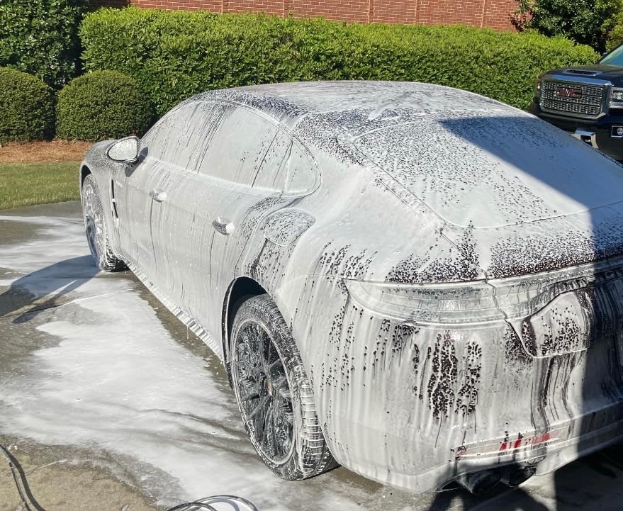 McKillans Foam Cannon for Pressure Washer (Wide Mouth) - Car Wash Snow Foam Cannon Lance Pressure Washer Soap Dispenser for Car Washing with Adjustable Thick Foam + 1/4 Quick Connector customer photo 1