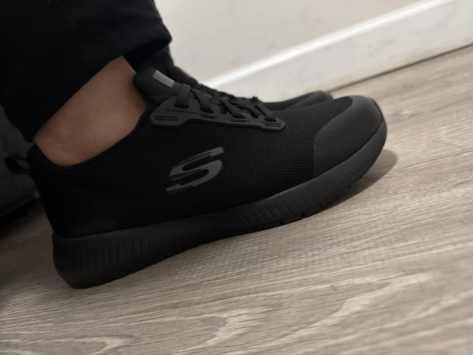 Skechers Women's Squad Sr Food Service Shoe | Work, Electrical Hazard, Memory Foam, 3M Scotchgard, Relaxed Fit customer photo 2